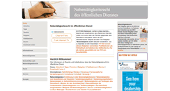 Desktop Screenshot of nebentaetigkeitsrecht.de